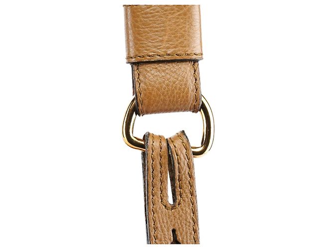 Chloé Borsa 2-Way Elsie in pelle marrone chiaro - vista 8