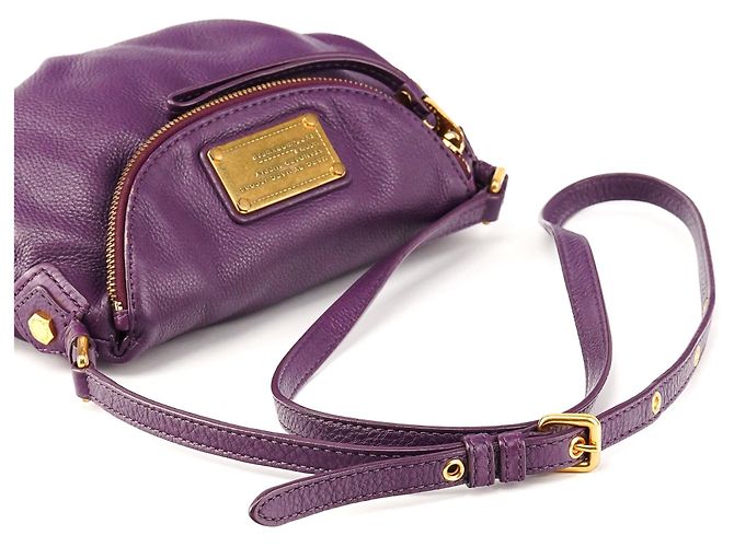 Marc by Marc Jacobs Borsa a tracolla Classic Q in pelle viola - vista 11