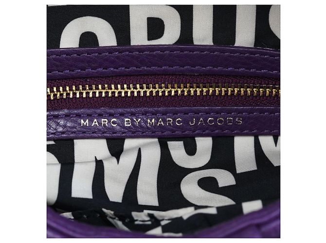 Marc by Marc Jacobs Borsa a tracolla Classic Q in pelle viola - vista 12