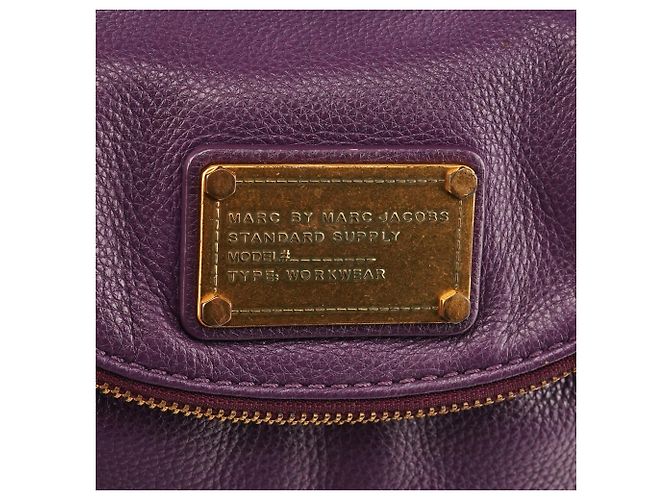 Marc by Marc Jacobs Borsa a tracolla Classic Q in pelle viola - vista 7