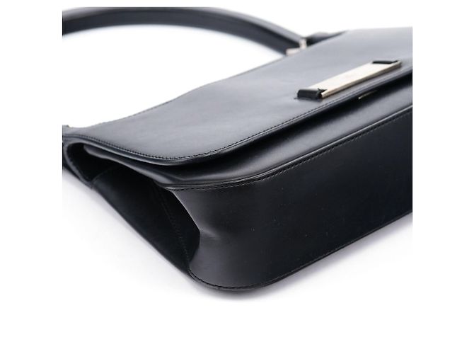 Gucci 001 3863 Borsa a tracolla hobo in pelle di vitello nera - vista 8