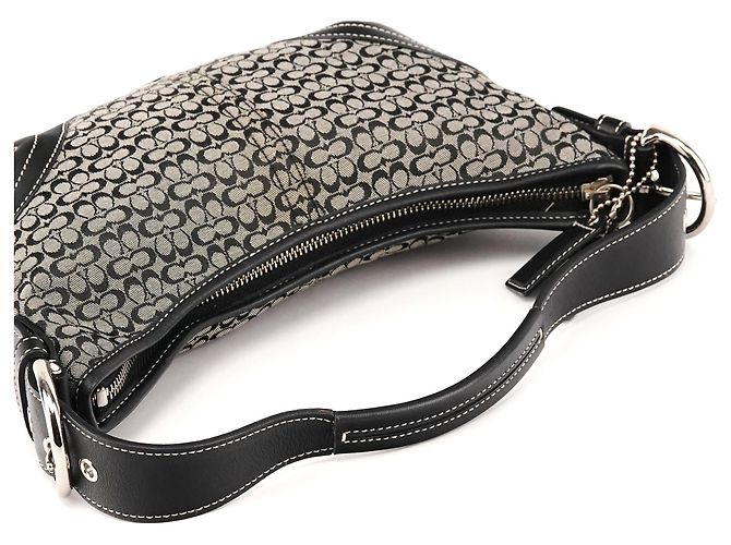 Coach Borsa a tracolla Signature Soho 6351 Grey Black - vista 11