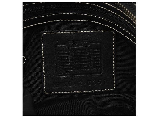 Coach Borsa a tracolla Signature Soho 6351 Grey Black - vista 12