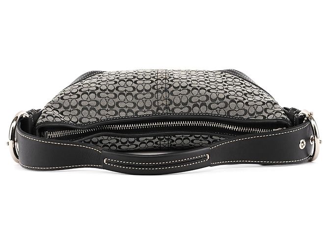 Coach Borsa a tracolla Signature Soho 6351 Grey Black - vista 4