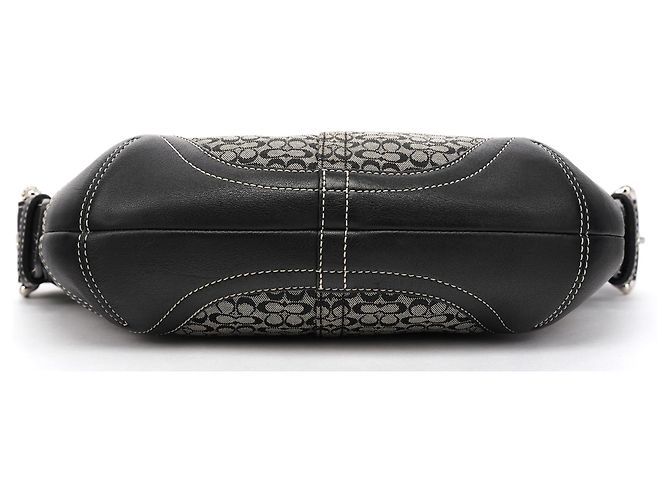 Coach Borsa a tracolla Signature Soho 6351 Grey Black - vista 5