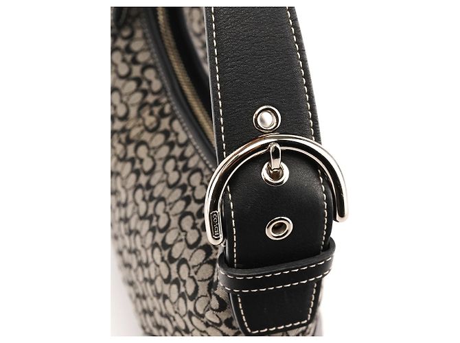 Coach Borsa a tracolla Signature Soho 6351 Grey Black - vista 8