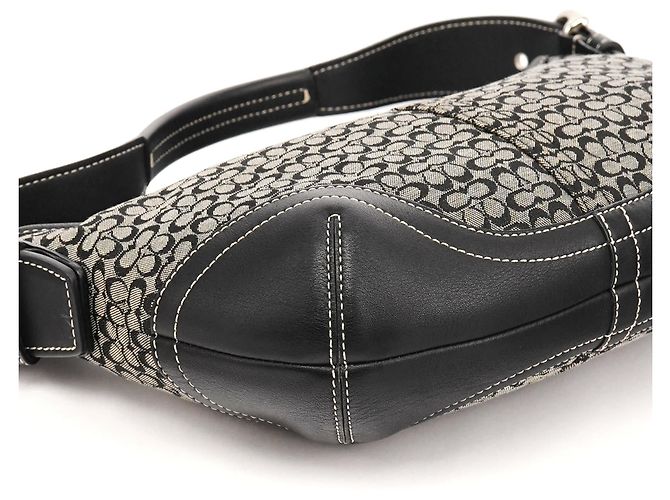 Coach Borsa a tracolla Signature Soho 6351 Grey Black - vista 9