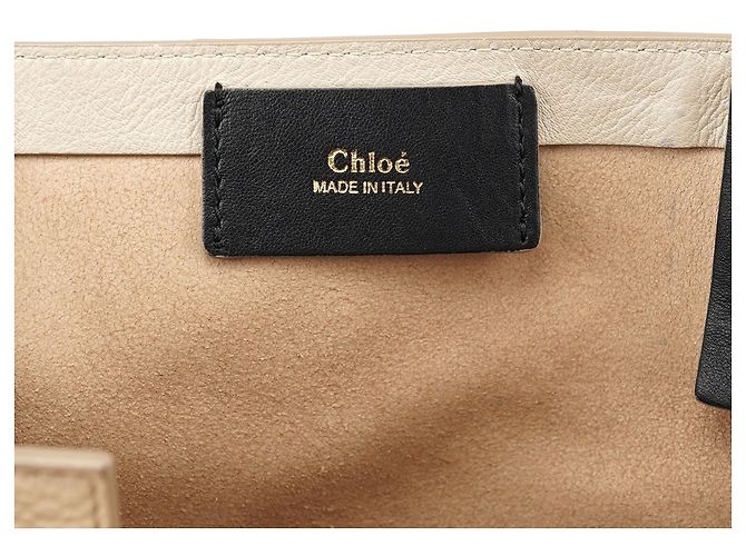 Chloé Beiger Leder-Tote-Bag - Ansicht 13