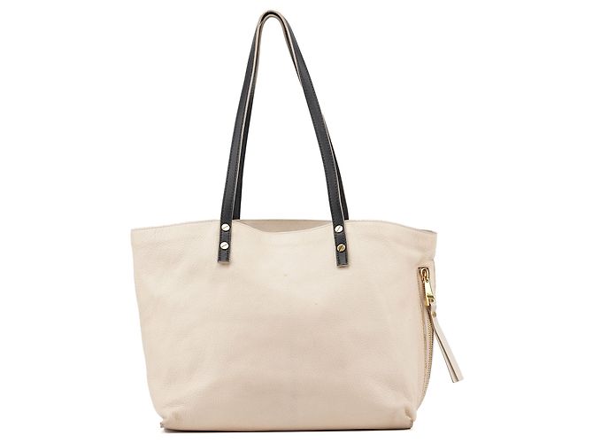 Chloé Beiger Leder-Tote-Bag - Ansicht 3