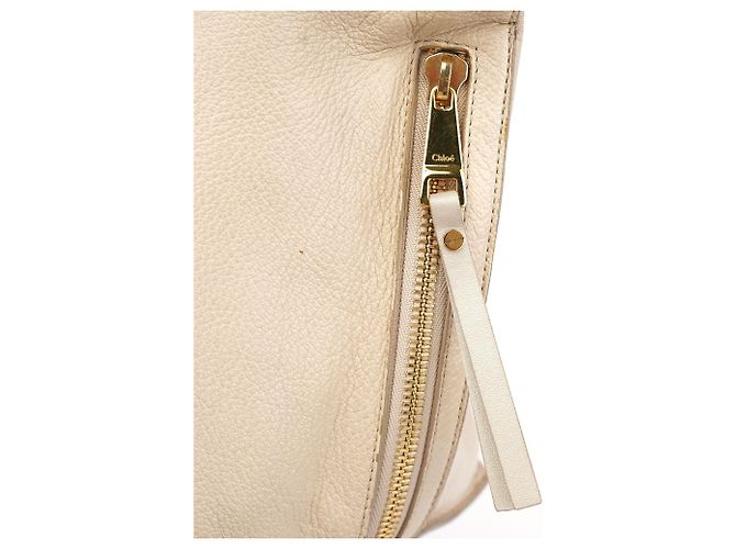 Chloé Beiger Leder-Tote-Bag - Ansicht 5