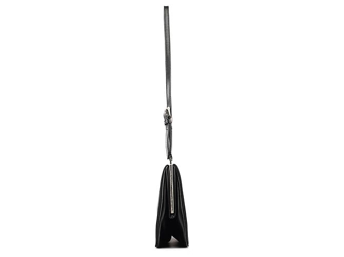 Prada Borsa a tracolla Clutch B6519 Black Tessuto Metal Nylon - vista 2