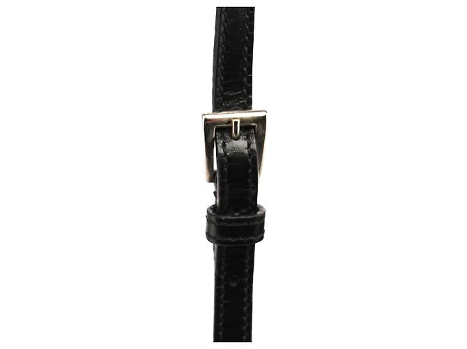Prada Borsa a tracolla Clutch B6519 Black Tessuto Metal Nylon - vista 7