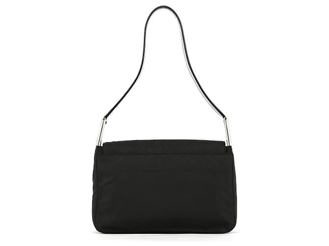Prada Borsa a tracolla B9231 Dark Green Tessuto Spazzolato - vista 3