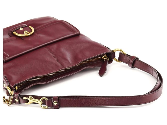 Coach Borsa a tracolla 2-Way Soho in pelle bordeaux F24685 - vista 11