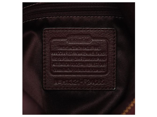 Coach Borsa a tracolla 2-Way Soho in pelle bordeaux F24685 - vista 12