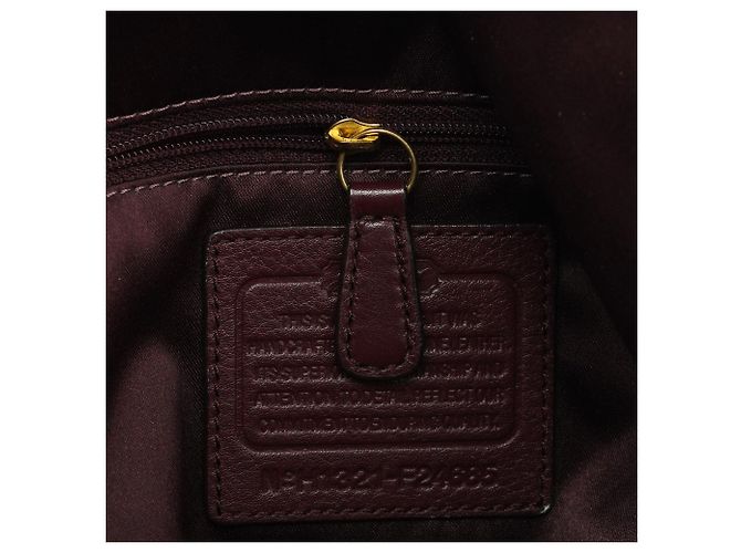 Coach Borsa a tracolla 2-Way Soho in pelle bordeaux F24685 - vista 13