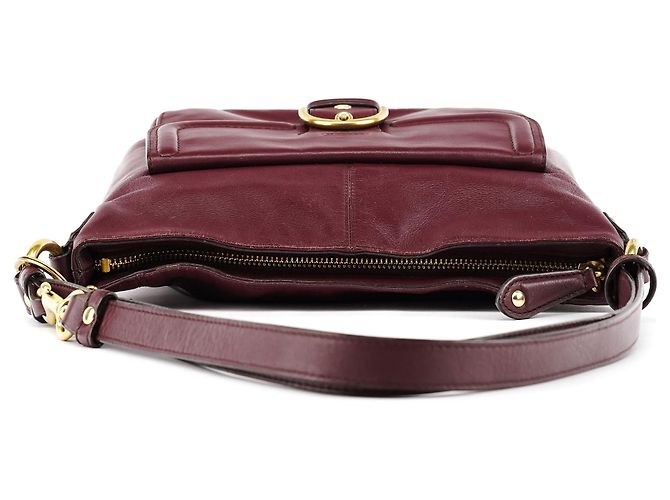 Coach Borsa a tracolla 2-Way Soho in pelle bordeaux F24685 - vista 4