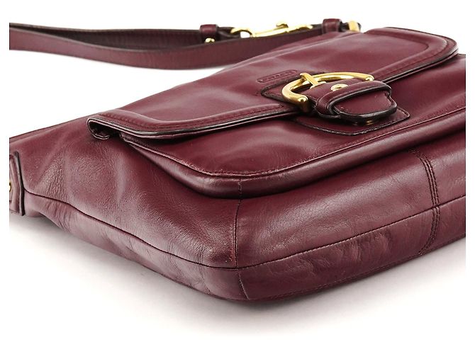 Coach Borsa a tracolla 2-Way Soho in pelle bordeaux F24685 - vista 9