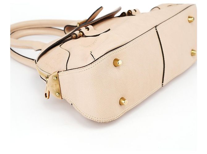 Chloé Borsa tote in pelle di agnello beige - vista 10
