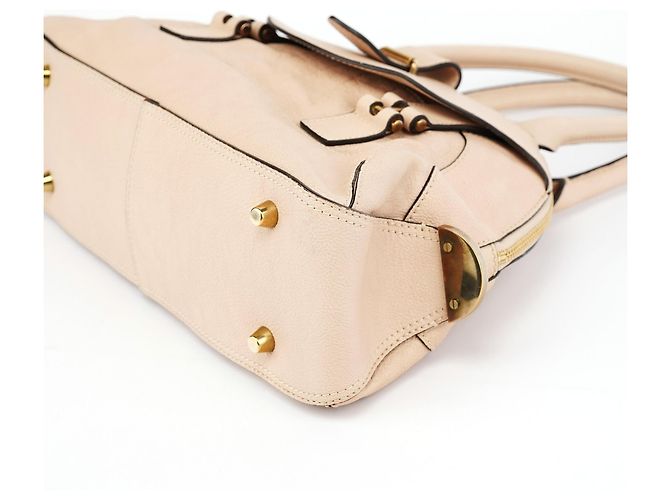 Chloé Borsa tote in pelle di agnello beige - vista 11