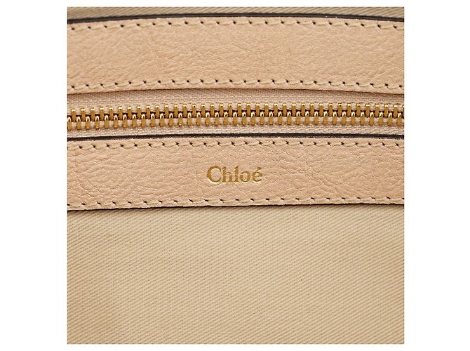Chloé Borsa tote in pelle di agnello beige - vista 14