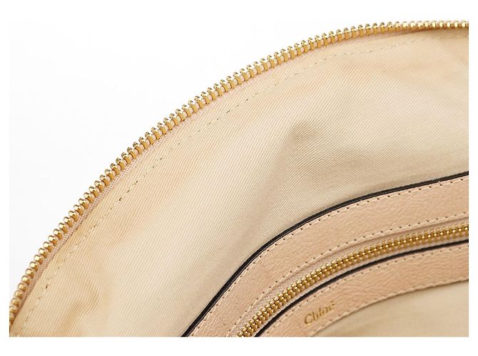 Chloé Borsa tote in pelle di agnello beige - vista 19