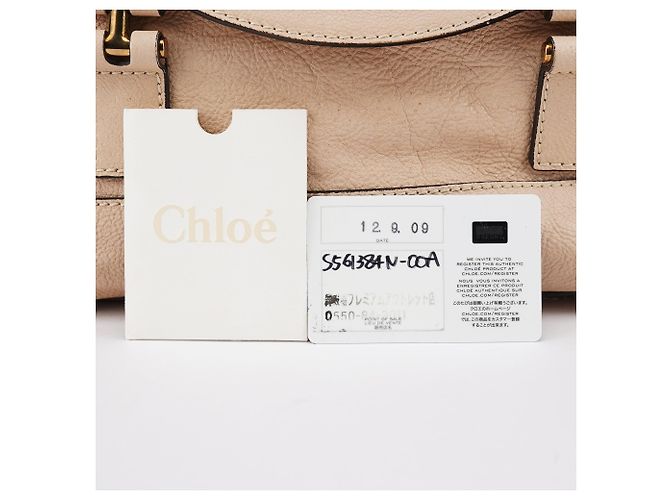 Chloé Borsa tote in pelle di agnello beige - vista 20
