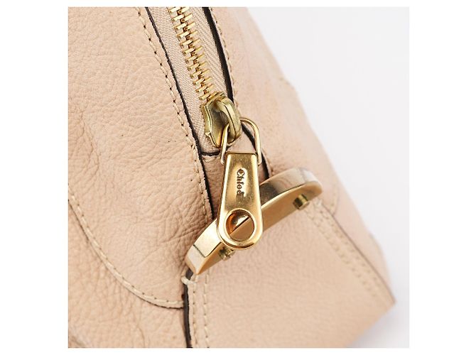 Chloé Borsa tote in pelle di agnello beige - vista 8