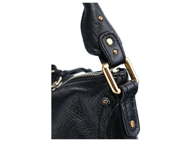 Chloé Borsa a tracolla Paddington in lambskin nero - vista 10