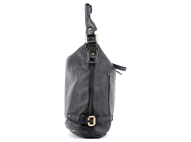 Chloé Borsa a tracolla Paddington in lambskin nero - vista 2