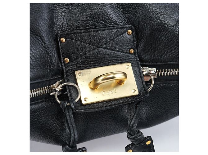 Chloé Borsa a tracolla Paddington in lambskin nero - vista 6