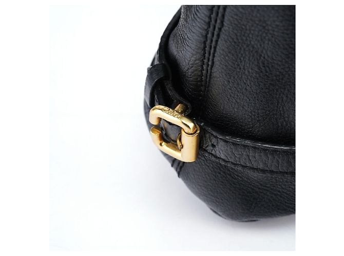 Chloé Borsa a tracolla Paddington in lambskin nero - vista 7
