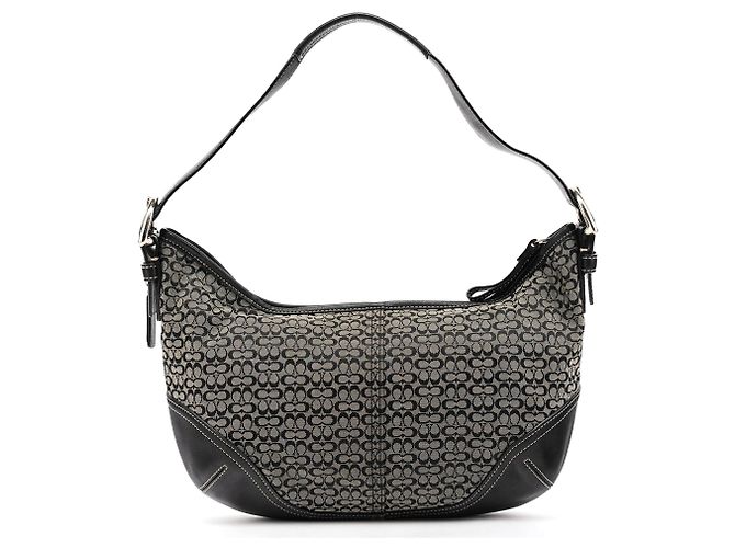 Coach Borsa a tracolla Signature Soho 6026 Grey Black - vista 3