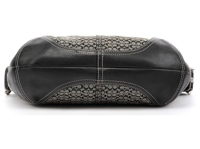 Coach Borsa a tracolla Signature Soho 6026 Grey Black - vista 5