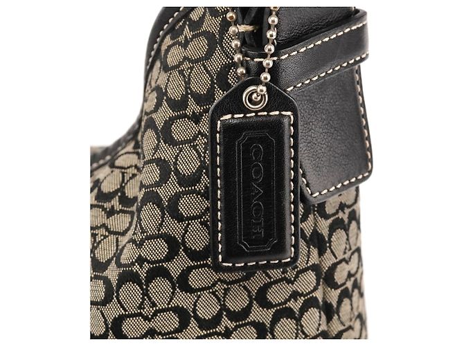 Coach Borsa a tracolla Signature Soho 6026 Grey Black - vista 6