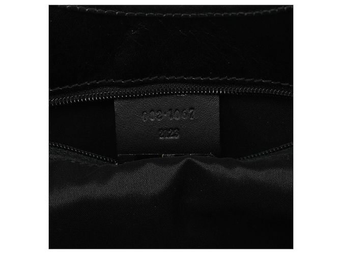 Gucci 002 1067 Borsa a tracolla Jackie in nylon nero - vista 12