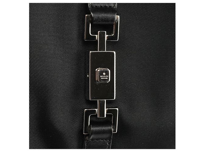 Gucci 002 1067 Borsa a tracolla Jackie in nylon nero - vista 5