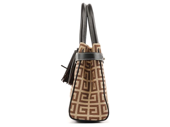 Givenchy Borsa Tote Monogram Beige Brown - vista 2