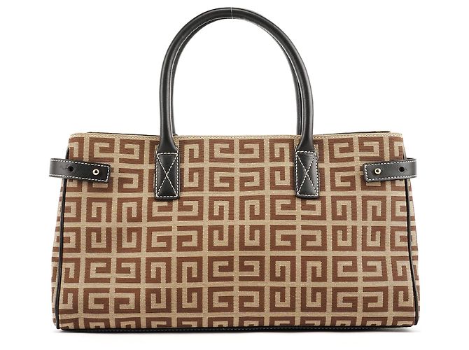 Givenchy Borsa Tote Monogram Beige Brown - vista 3