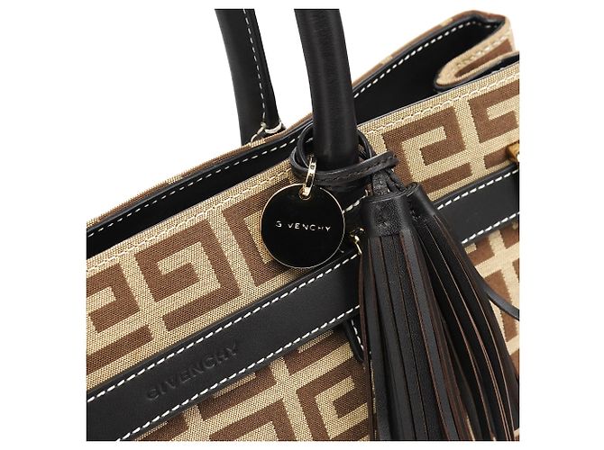 Givenchy Borsa Tote Monogram Beige Brown - vista 5
