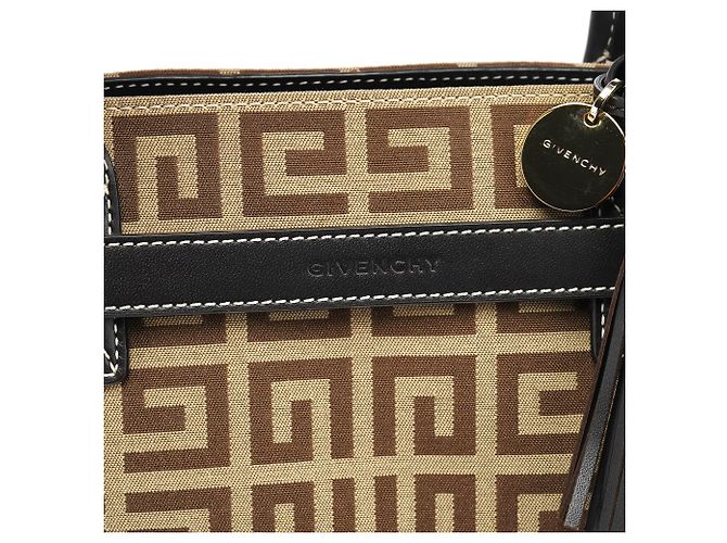 Givenchy Borsa Tote Monogram Beige Brown - vista 6