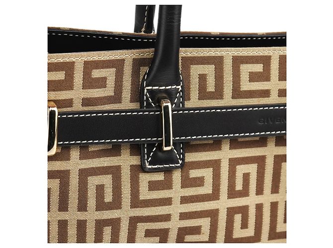 Givenchy Borsa Tote Monogram Beige Brown - vista 7