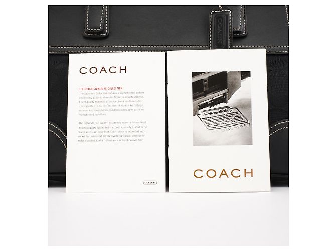 Coach Borsa Tote 6366 Black Signature Soho Tote Bag - vista 10