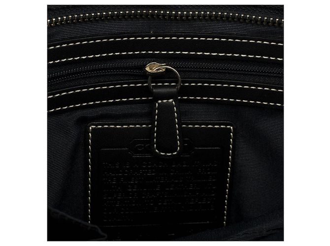 Coach Borsa Tote 6366 Black Signature Soho Tote Bag - vista 12