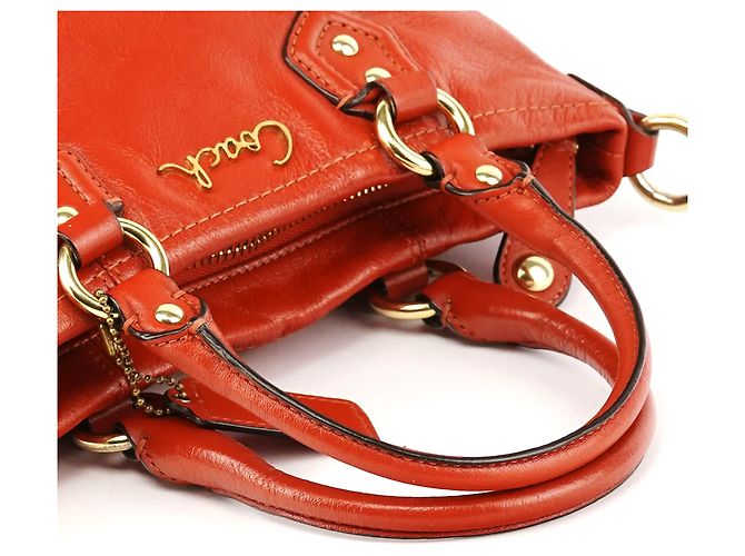 Coach Borsa 2-Way Ashley in pelle rossa F20342 - vista 10