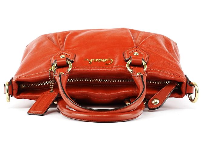 Coach Borsa 2-Way Ashley in pelle rossa F20342 - vista 4