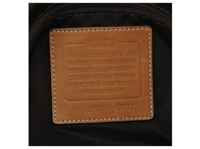 Coach F07077 Beige Tan Signature Soho 2-Way Bag - vista 11