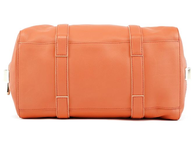 Chloé Borsa Boston Madeleine in pelle arancione - vista 5