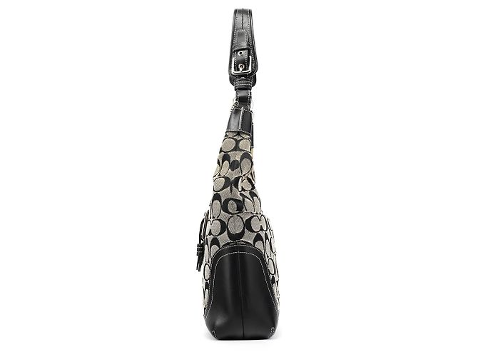 Coach Borsa a tracolla Signature Soho 6824 Grey Black - vista 2