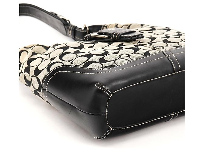 Coach Borsa a tracolla Signature Soho 6824 Grey Black - vista 8